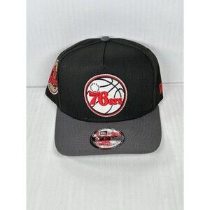 New Era Philadelphia 76ers 3x Champs 9FIFTY Snapback A-Frame Hat Adjustable OS